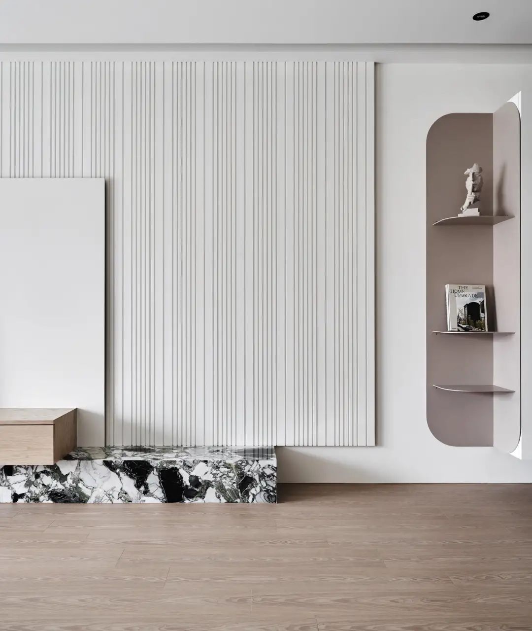 奶油色与白的优雅碰撞，岳蒙最新作品诠释空间魅力-8