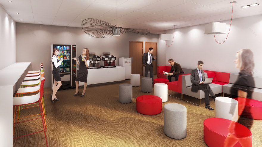 Corporate Restaurant 3D Interiors (Archive)-22