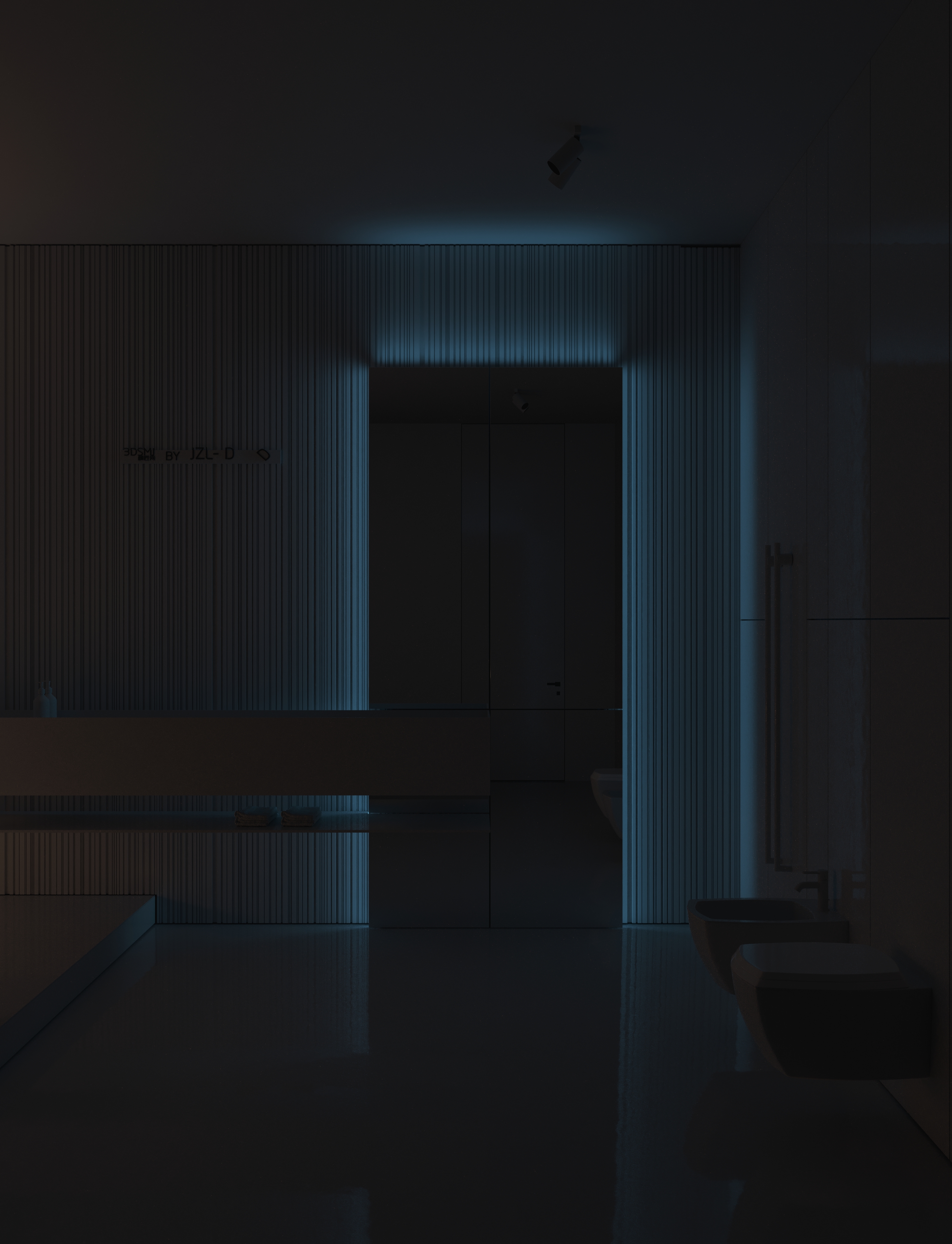 卫浴空间光影艺术，打造舒适TOLKO实景临摹-25