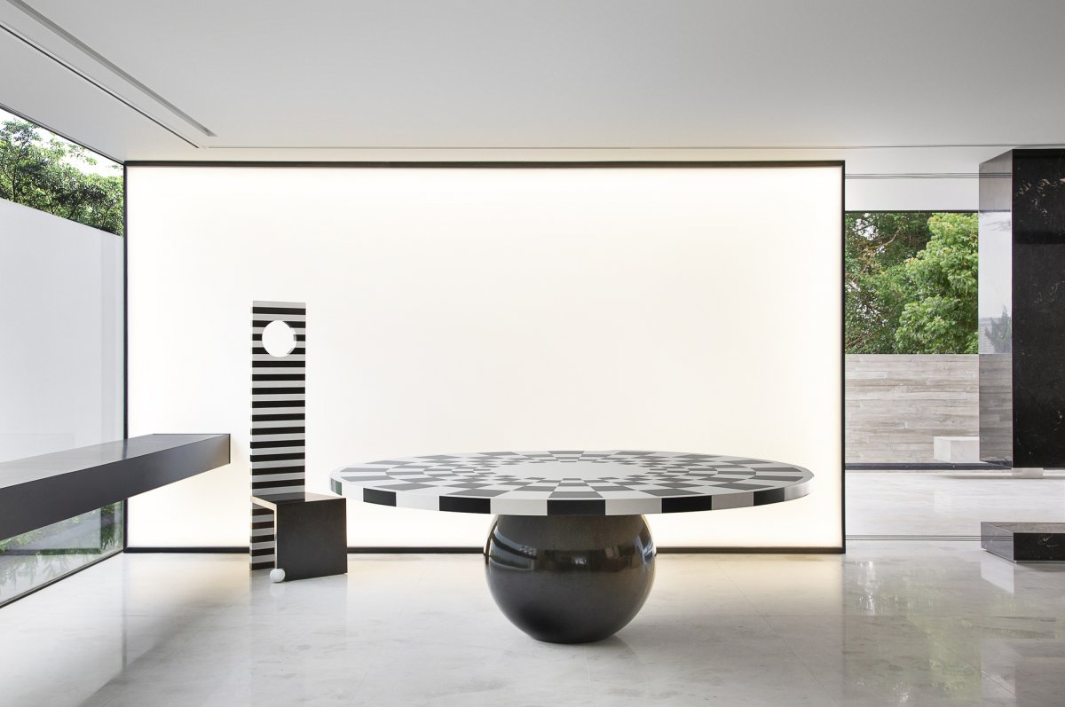 圣保罗 V2 House | 巴西大理石与乌木的时尚碰撞-12