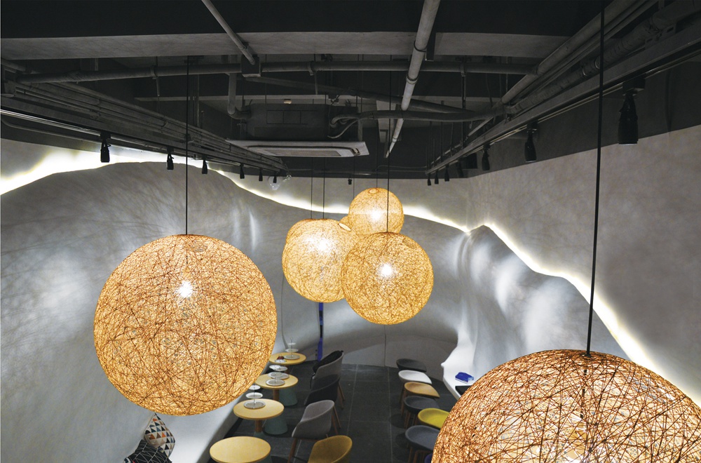 “再会吧 姑娘!” 啡概念馆 | 曲线空间与光影共舞-27