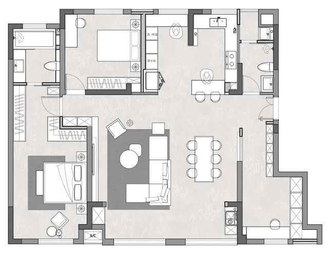 万科·御澜道现代轻奢家居设计丨中国重庆丨空一筑造|O.S.MAKE-69
