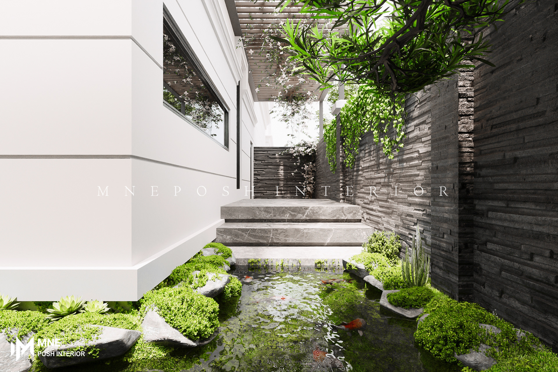 LANSCAPE DESIGN VILLA VINHOME RIVERSIDE-2