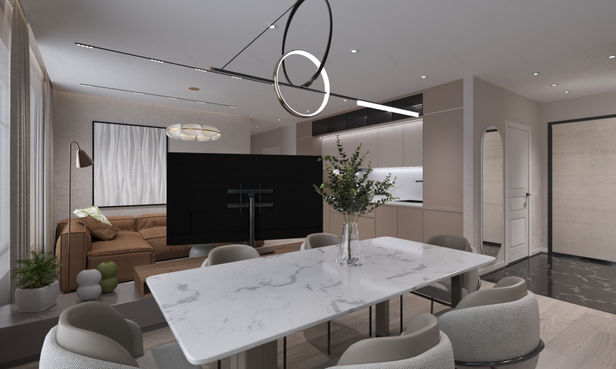 两居室公寓设计丨蒙古丨De.Goo-10