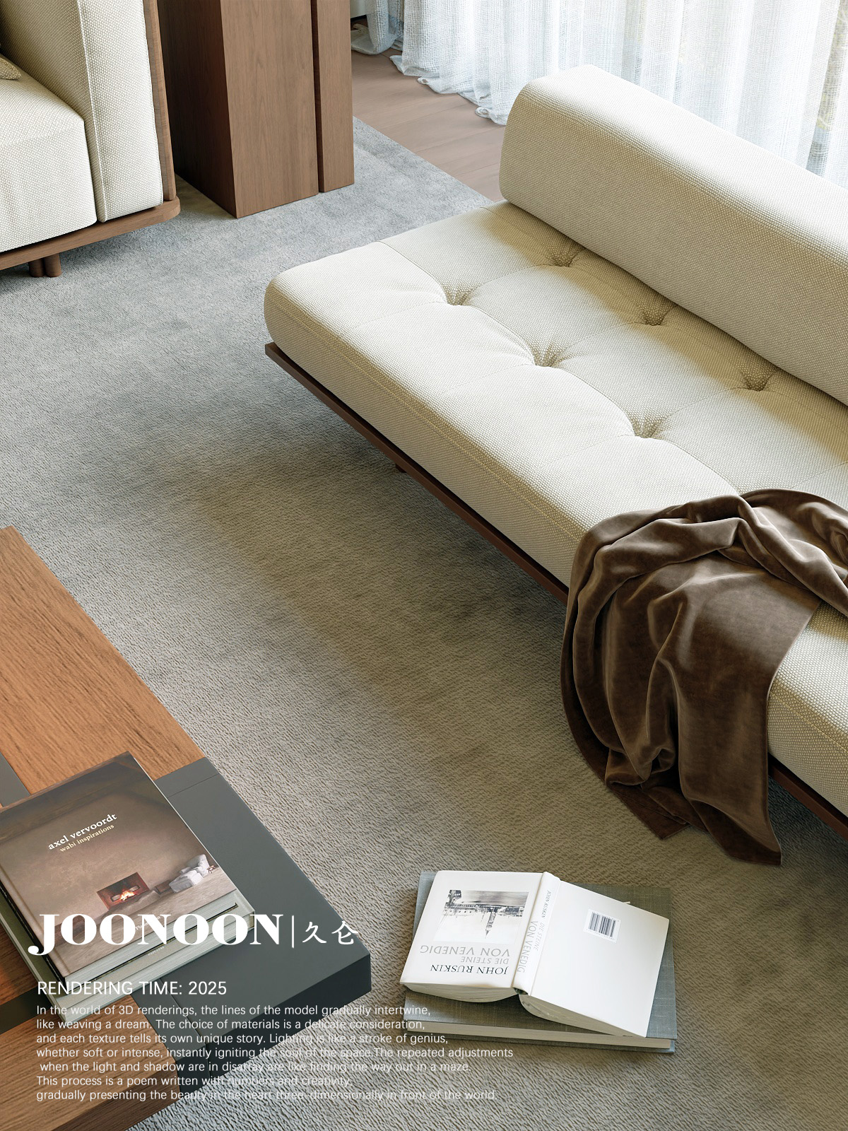 最新渲染｜中古风客厅-7