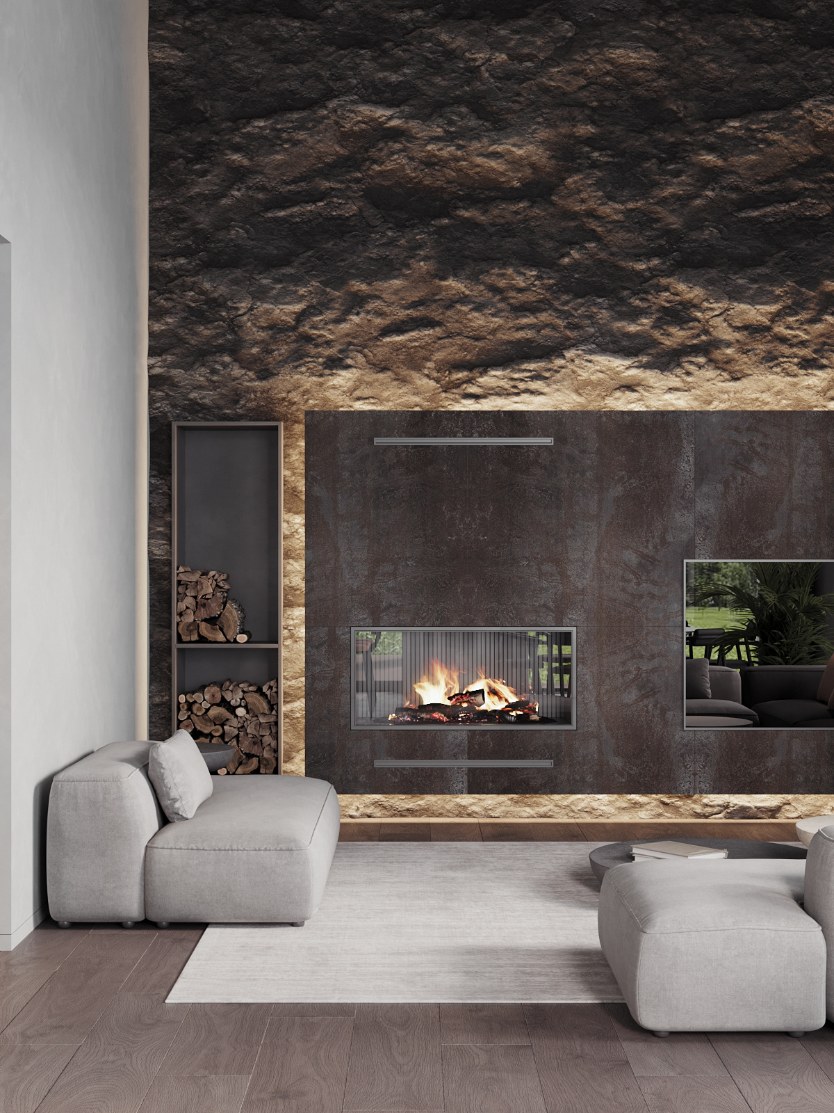 高级灰色系公寓设计-5