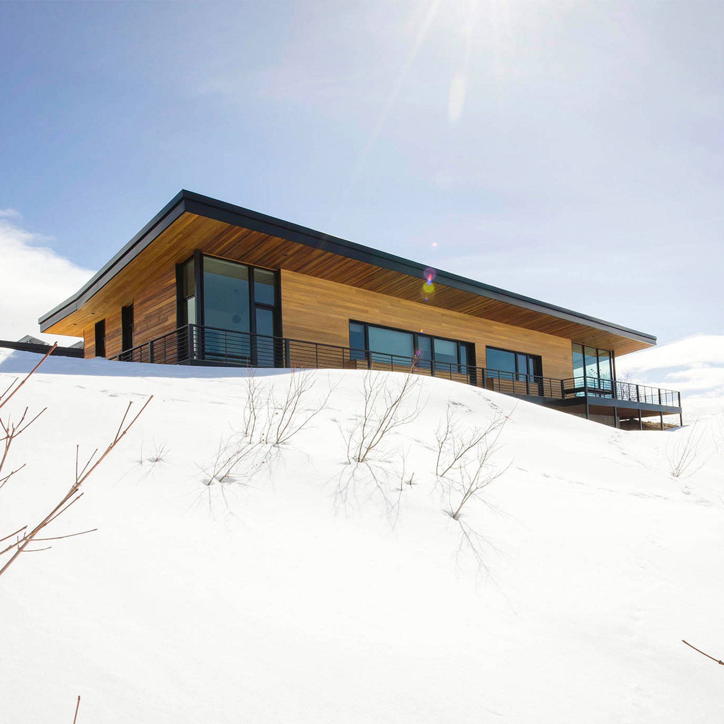 Imbue Design builds Red Hawk Residence in Utah around a courtyard-0