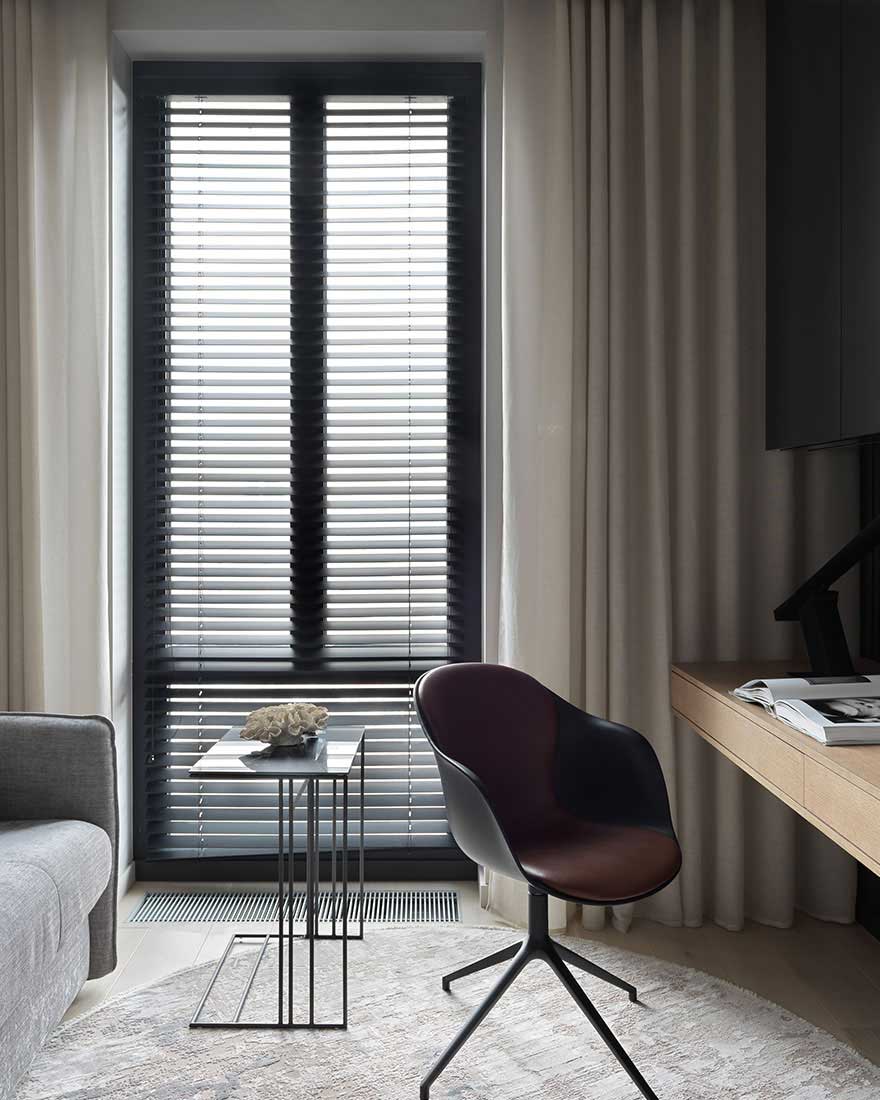 莫斯科简约舒适灰调公寓设计-10