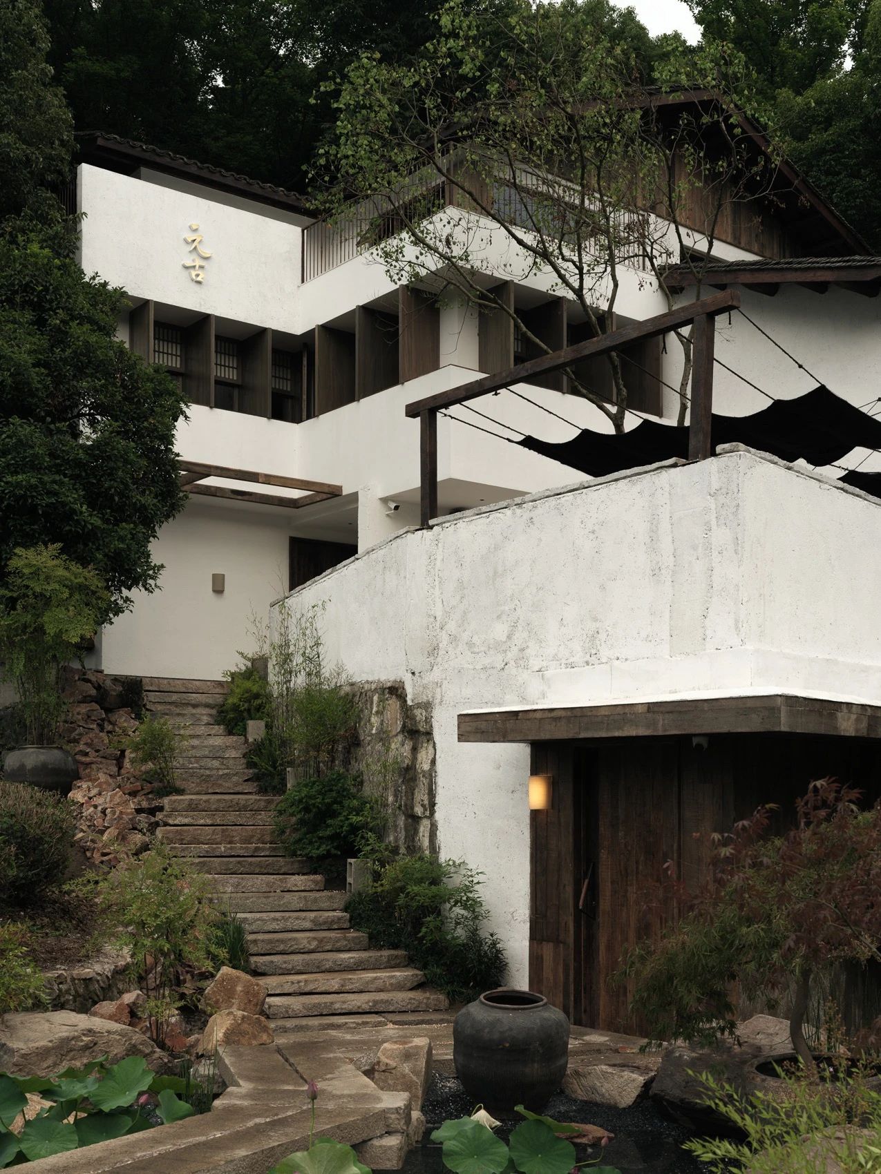 深圳湾万象城元古雲境餐厅,杭州灵隐寺元古觀山丨中国杭州丨无之设计-12