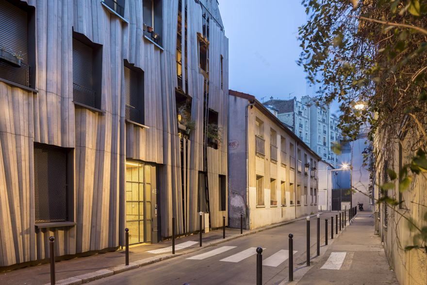 Yama Tani 公寓丨法国巴黎丨隈研吾建筑都市设计事务所-3