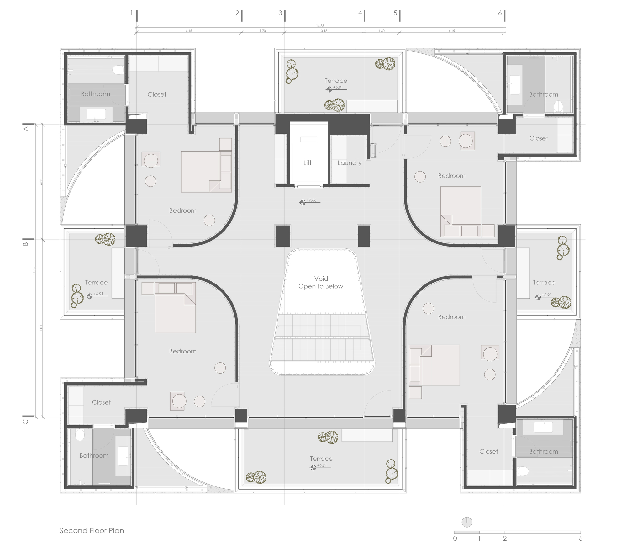 双面住宅丨伊朗丨bood design bureau-17