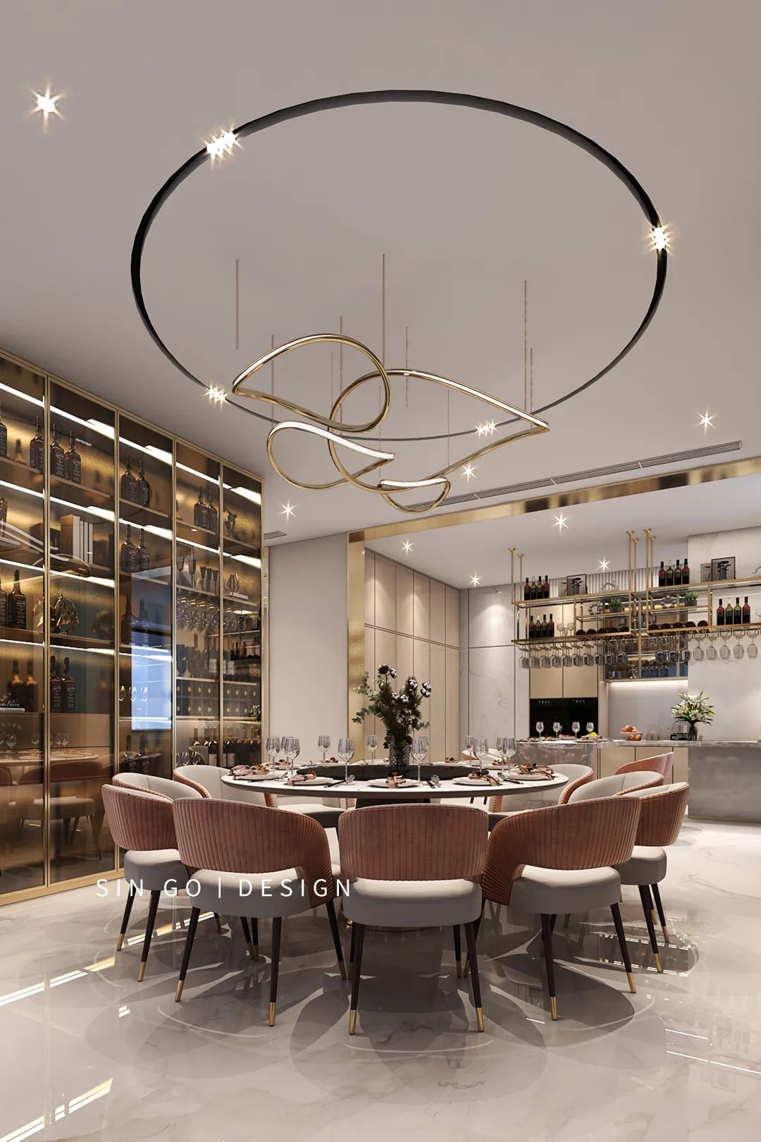 上海御湖香水湾轻奢别墅设计丨中国上海丨星杰国际设计-49