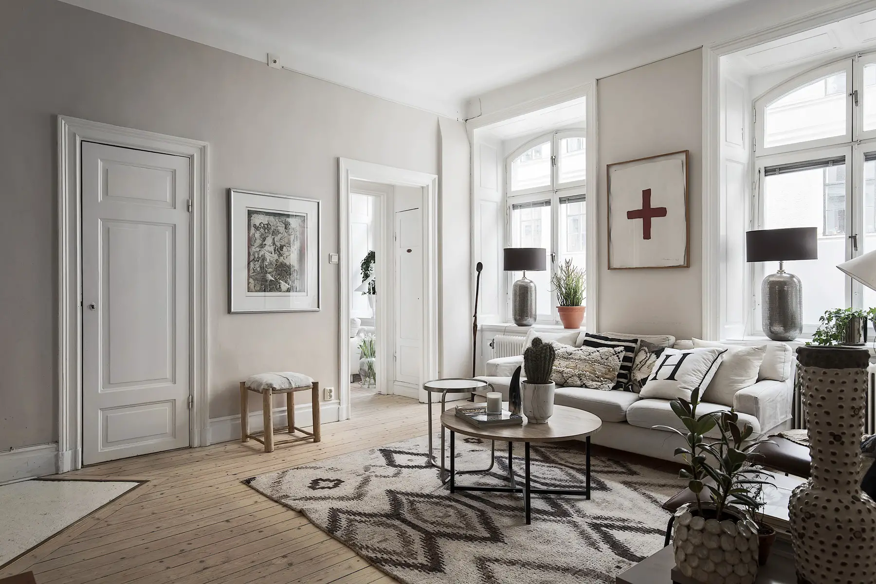 瑞典经典民族风家庭公寓设计-5