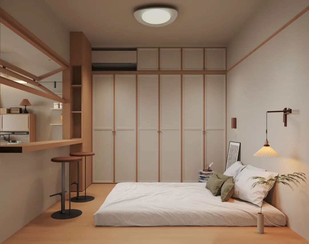 深圳如愿空间设计丨罗湖水产大厦61㎡，一家五口不将就的“生活提案”-15