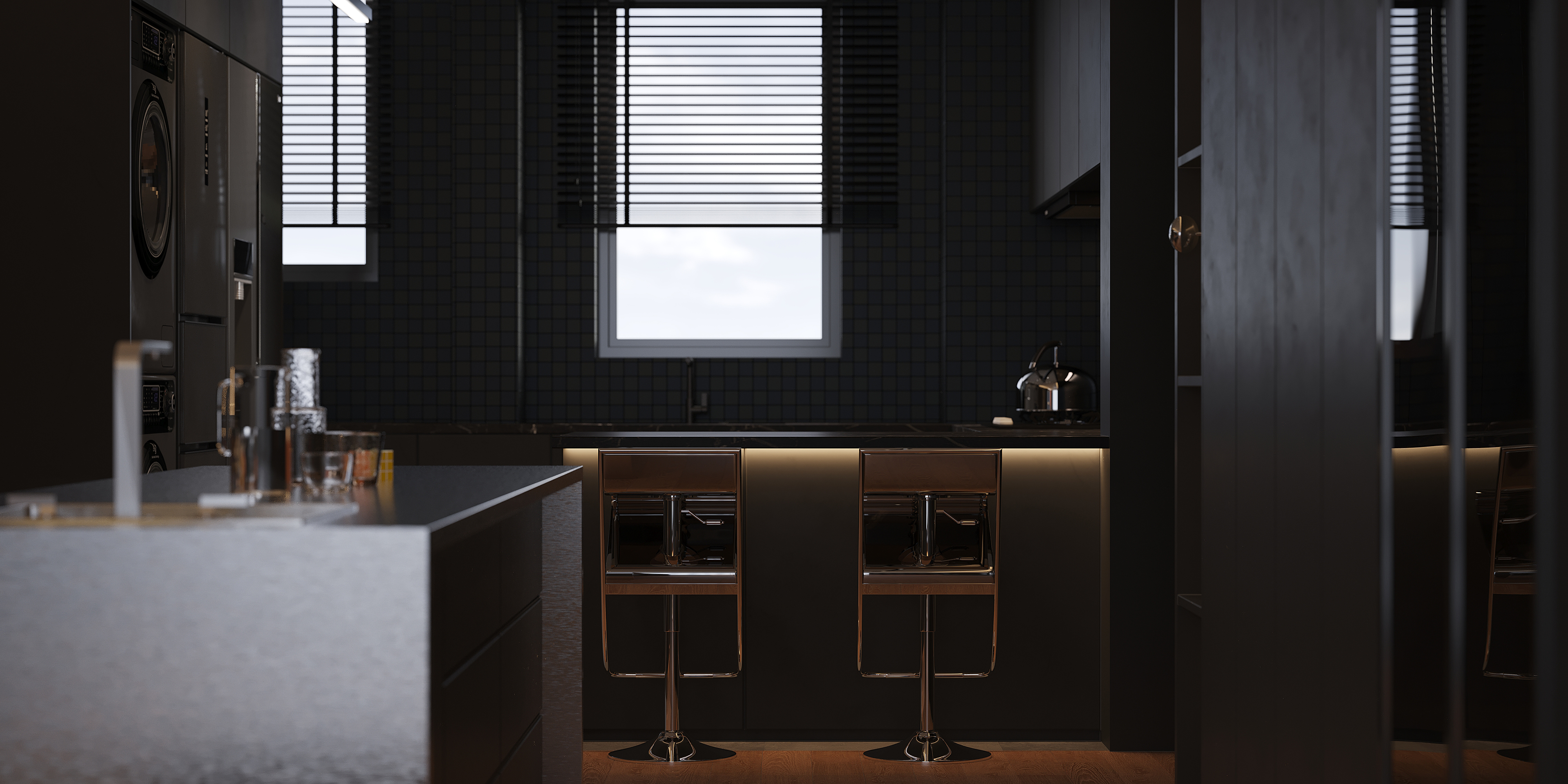 室内表现进阶训练营第二期暗黑风客餐厅-4