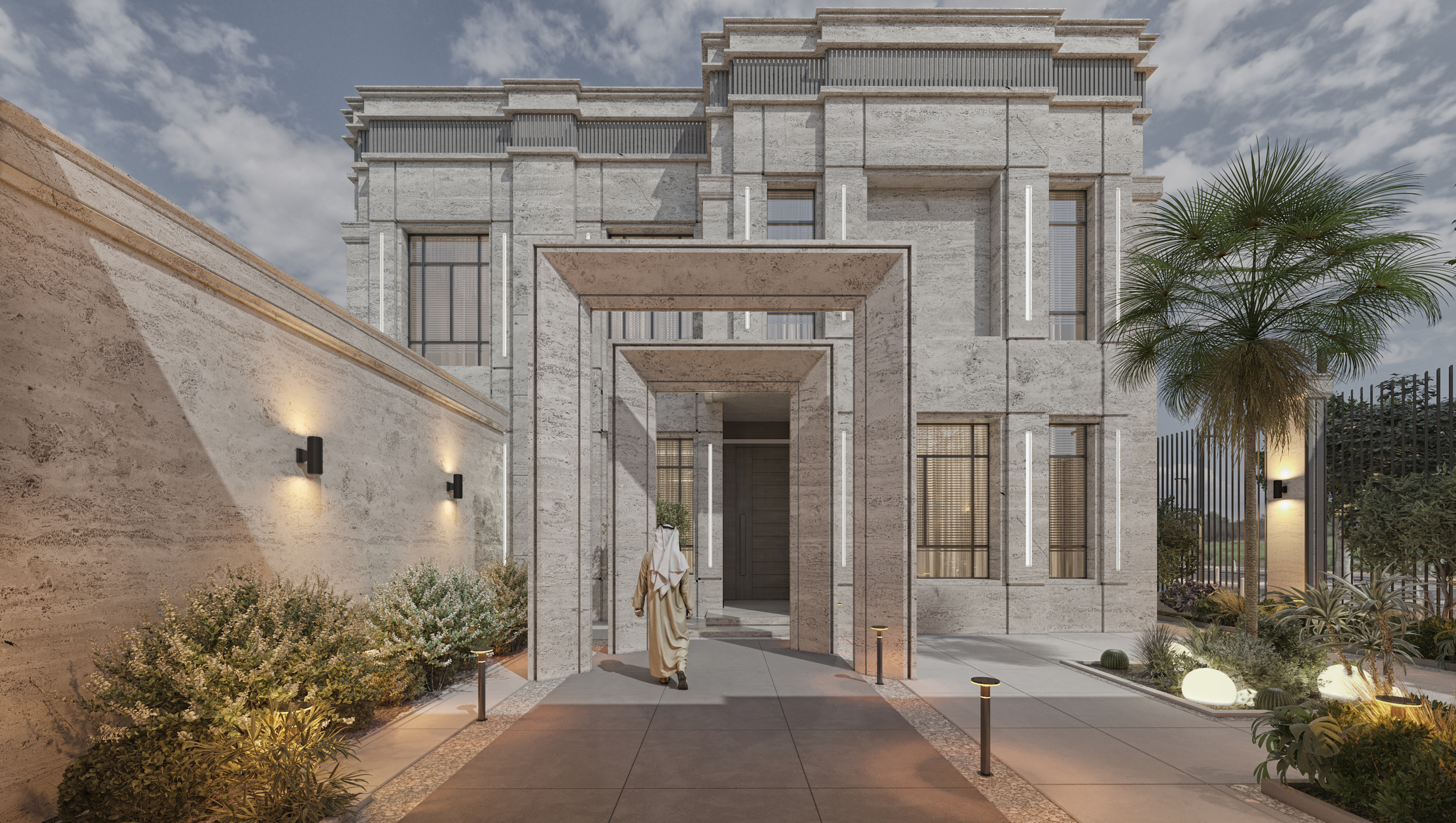 现代庭院景观丨阿联酋丨MANAL MAGDY-3