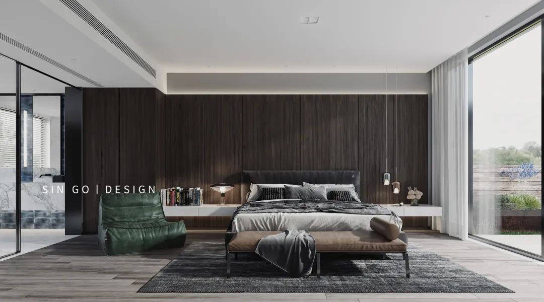 光影共生，艺术勾勒烟火，抽象派画家的现代主义私宅-43