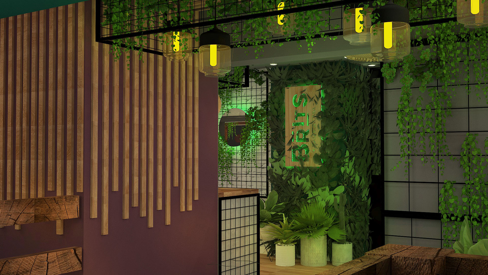 CENOGRAFIA AMBIENTAÇÃO - RESTAURANTE VEGANO-4