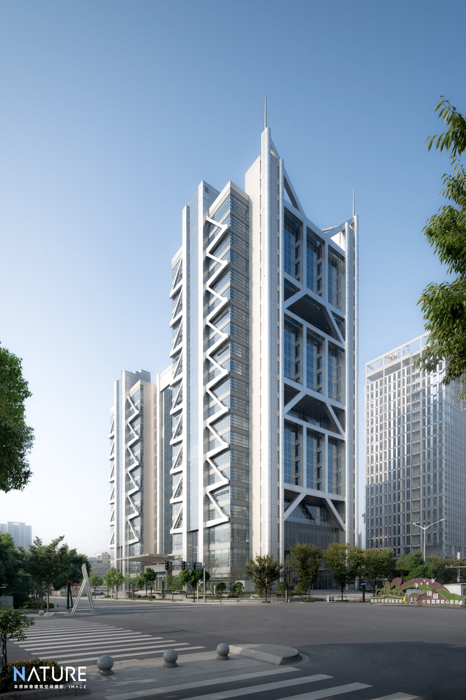 双擎大厦绍兴瑞丰银行总部丨中国绍兴丨UUA-17