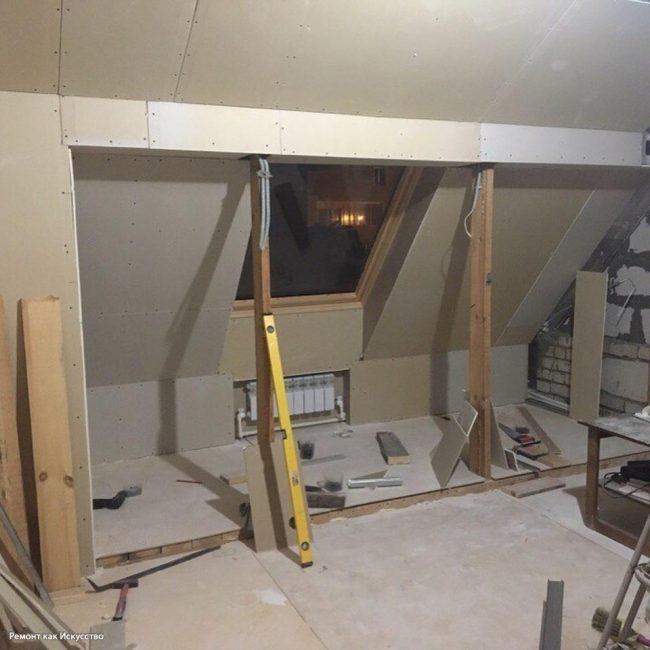 夫妻改造阁楼卧室项目-13