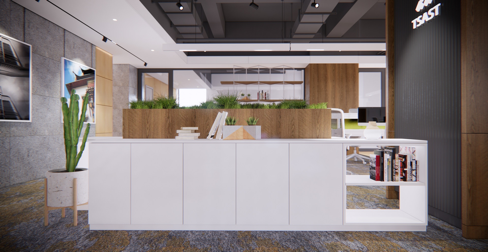 办公室设计与渲染-10