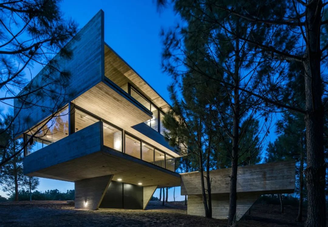 阿根廷自然纯粹清水混凝土住宅设计-94