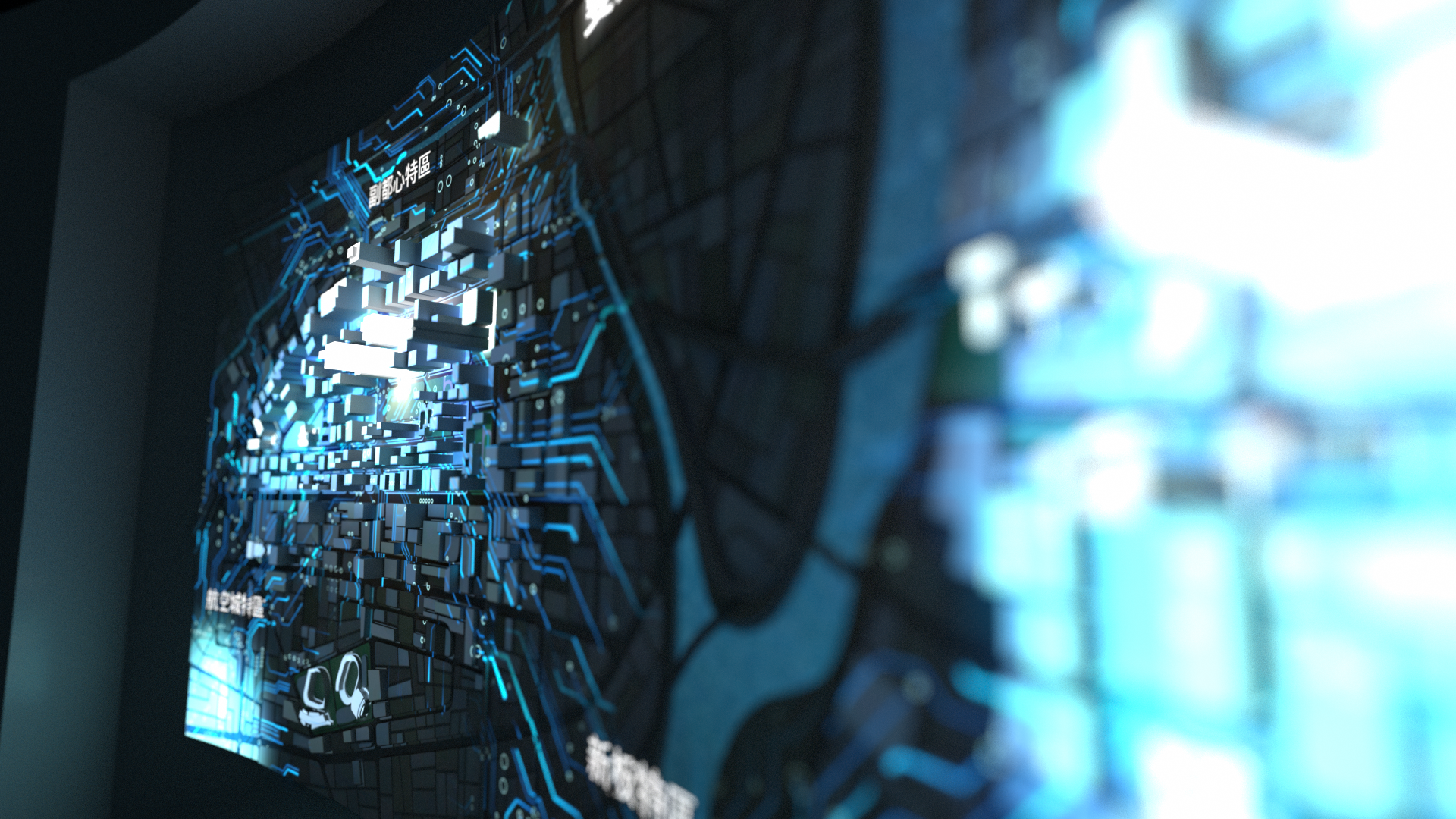 亞昕森中央互動沙盤丨明日互動-4