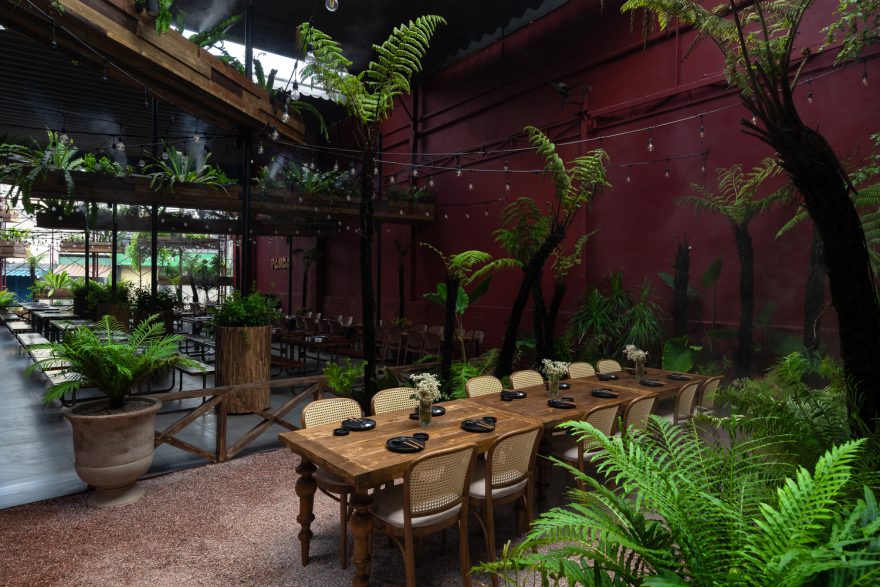 越南热带森林餐厅丨越南胡志明市丨Human+ Architects-21