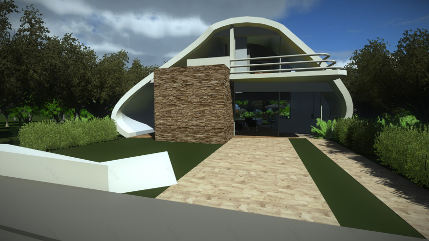 墨西哥森林中的绿意金字塔-7