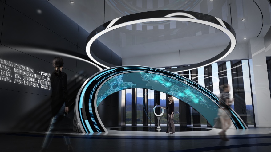 企业展厅设计-22