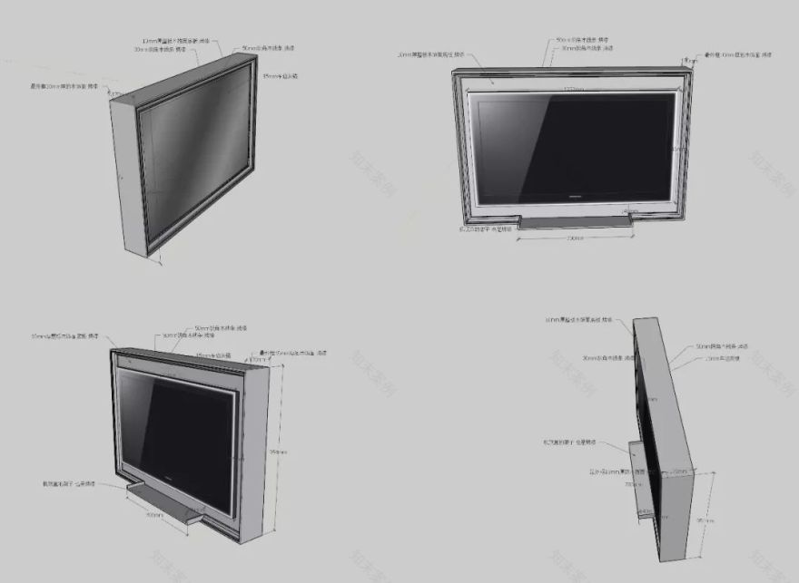 南京现代混搭风格客厅,360°旋转电视架酷炫登场-48