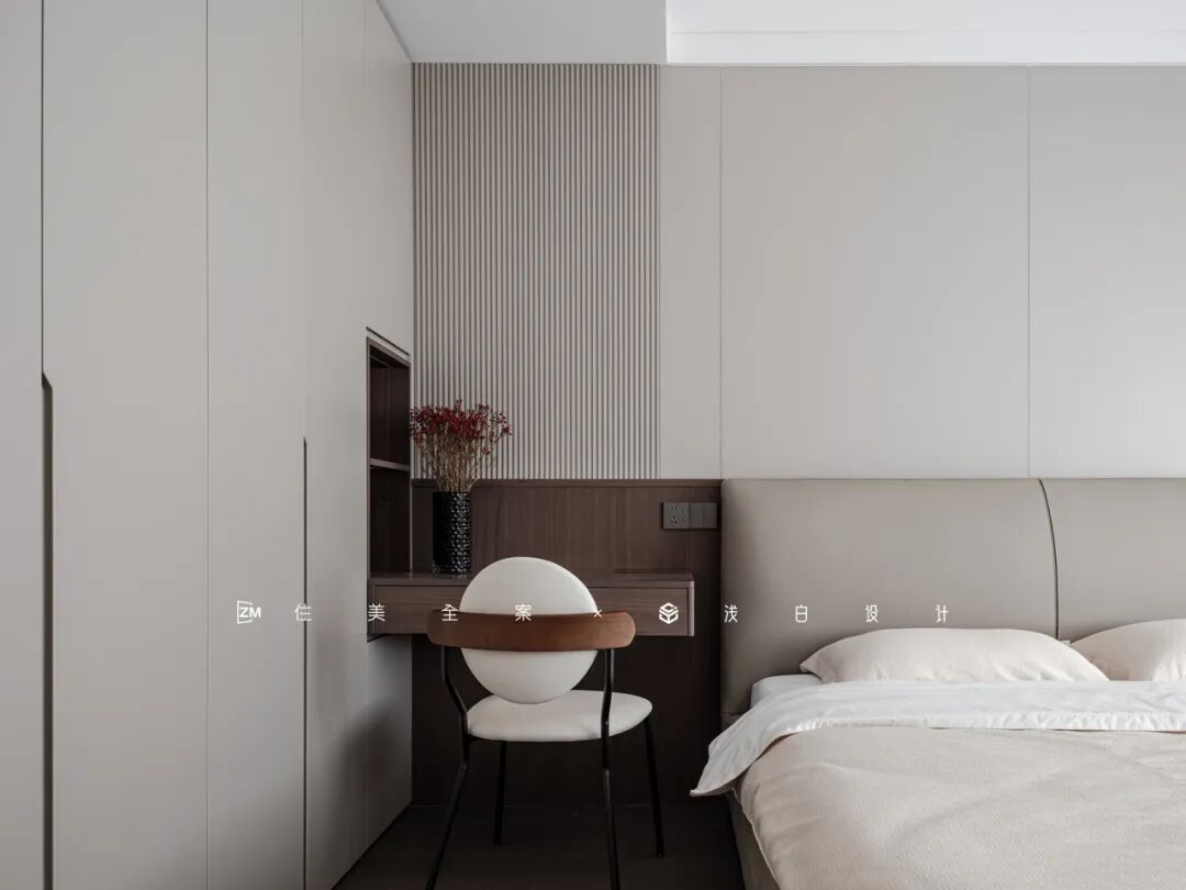 将185㎡精装房雕琢成现代意式质感居所丨住美全案&浅白设计-57