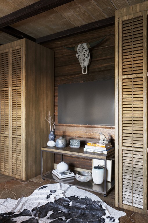 乡村别墅,郊区别墅的桑拿房及配套空间-4