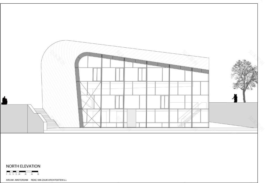 阿姆斯特丹建筑中心 · 创意折叠式立面设计-32
