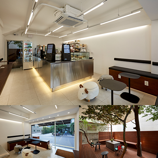 三星洞咖啡厅，15 坪极简空间设计-1