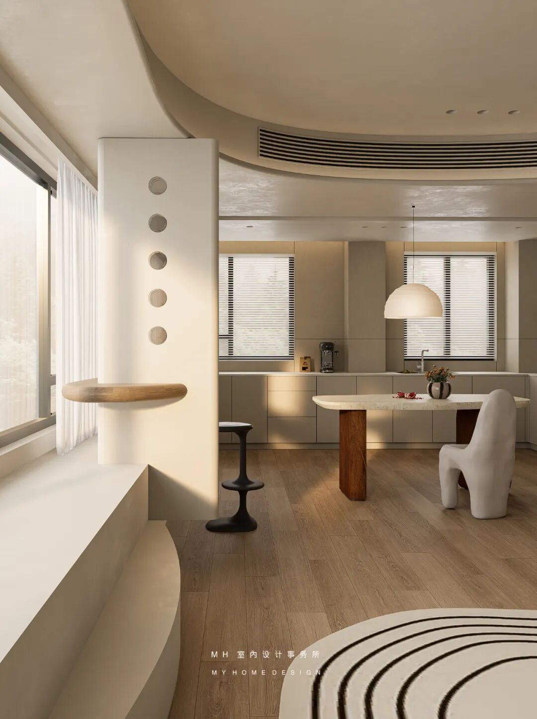 【首发】MH设计新作：流动的诗▏解构空间-33