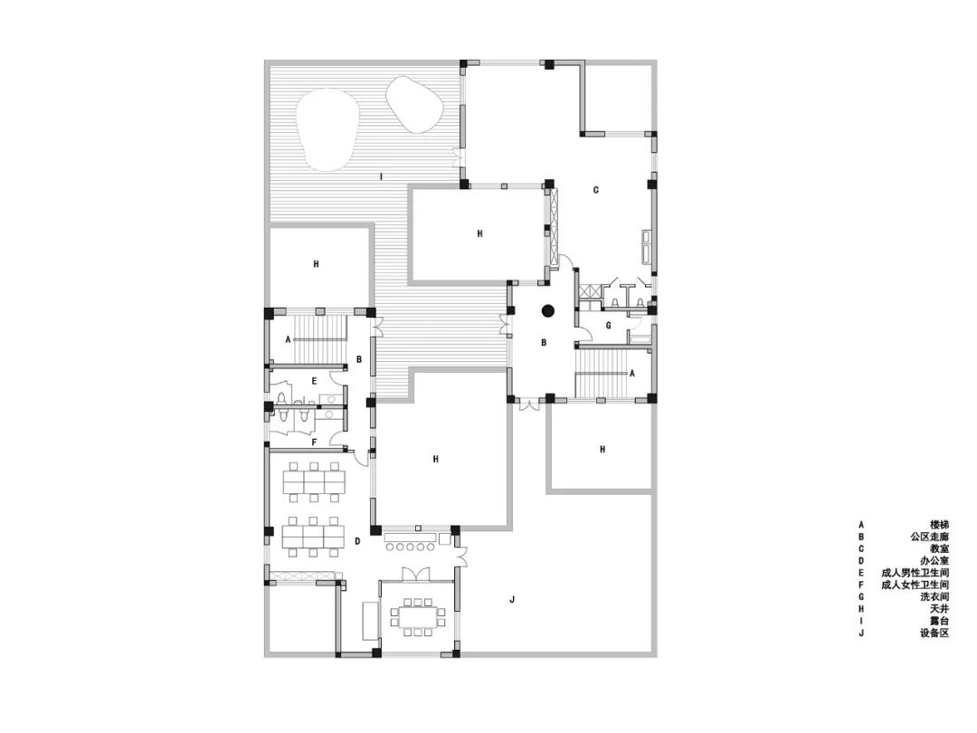 心流儿童之家 | 素色蒙特梭利学习空间-78