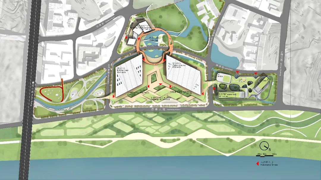 湘江科学城核心展示区标志性建筑方案设计丨中国长沙丨施耐德舒马赫（天津）建筑设计咨询有限公司,中国建筑设计研究院有限公司-37