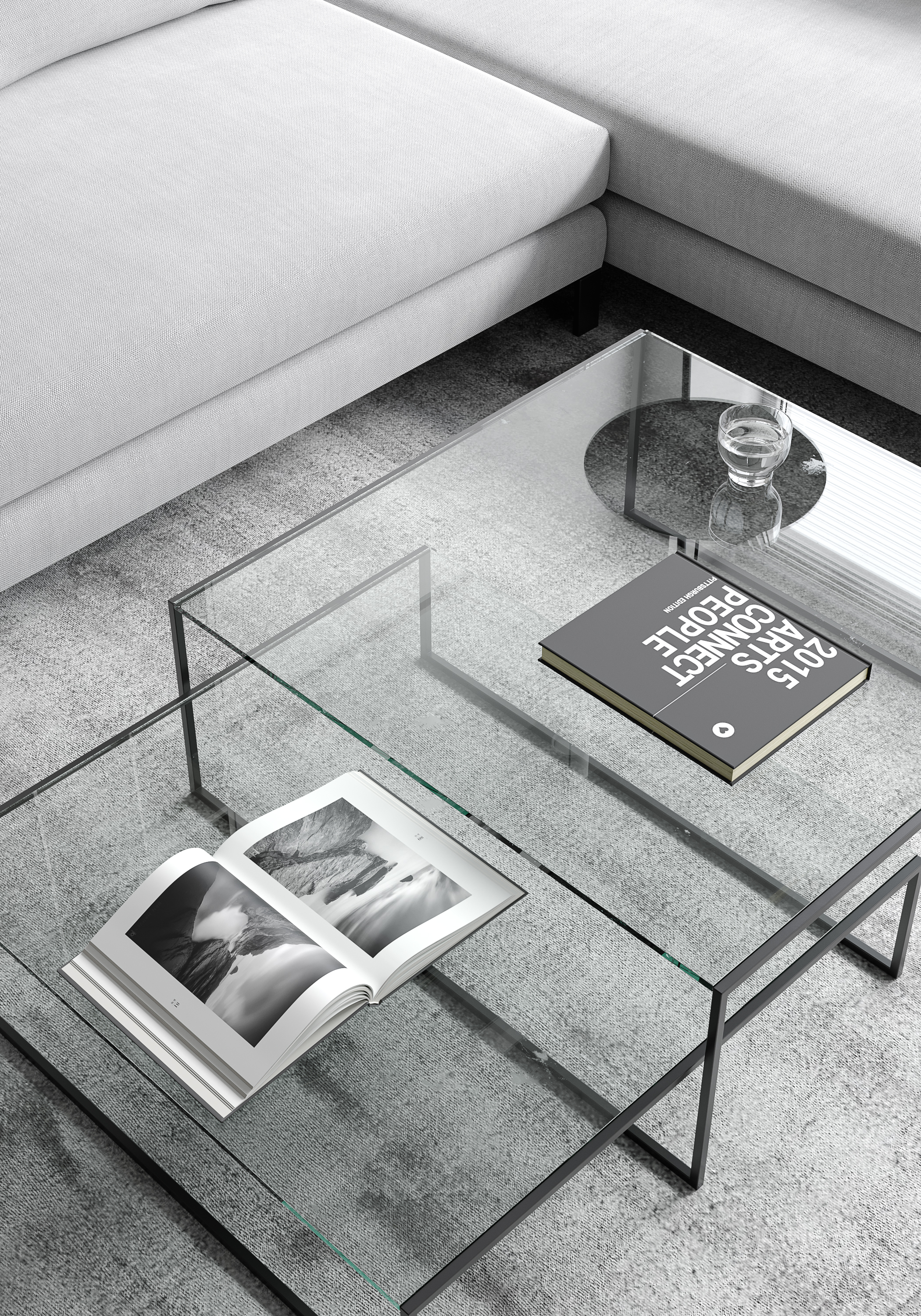 现代黑白客餐厅-6