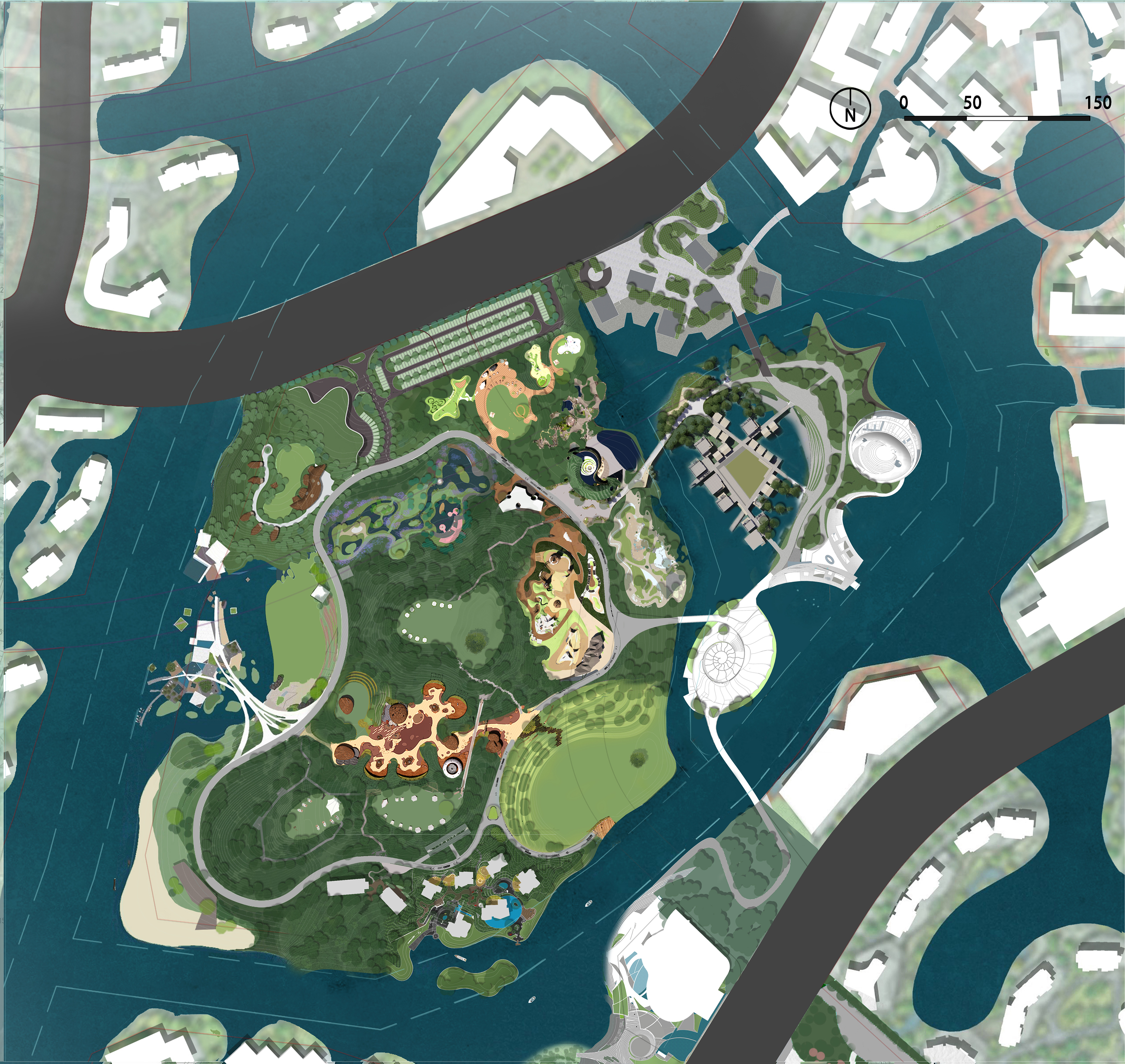 武汉麓客岛景观规划丨中国武汉丨WTD纬图设计-20