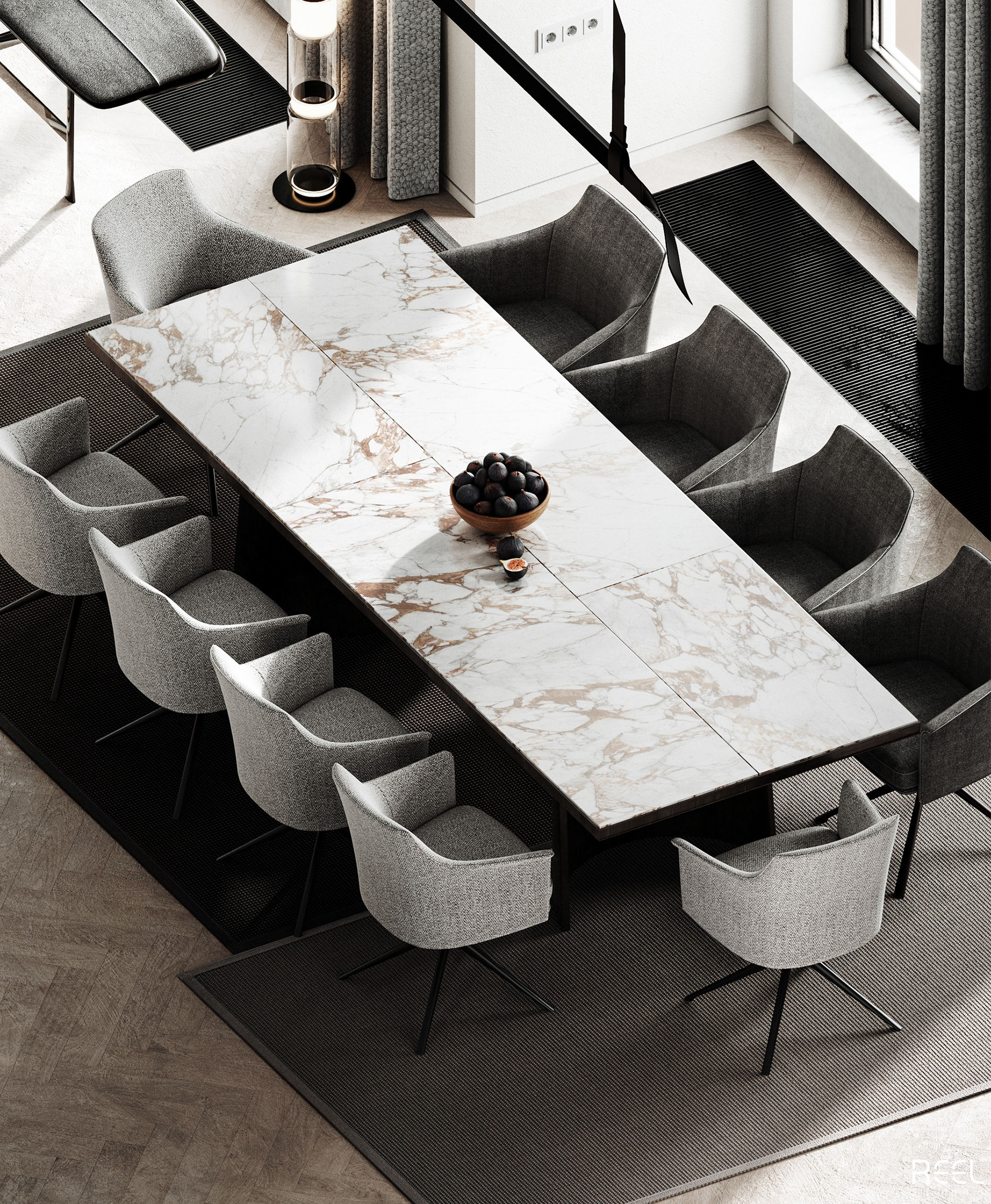 Living & Dinning Room 室内设计丨沙特阿拉伯丨Reel Studio-6