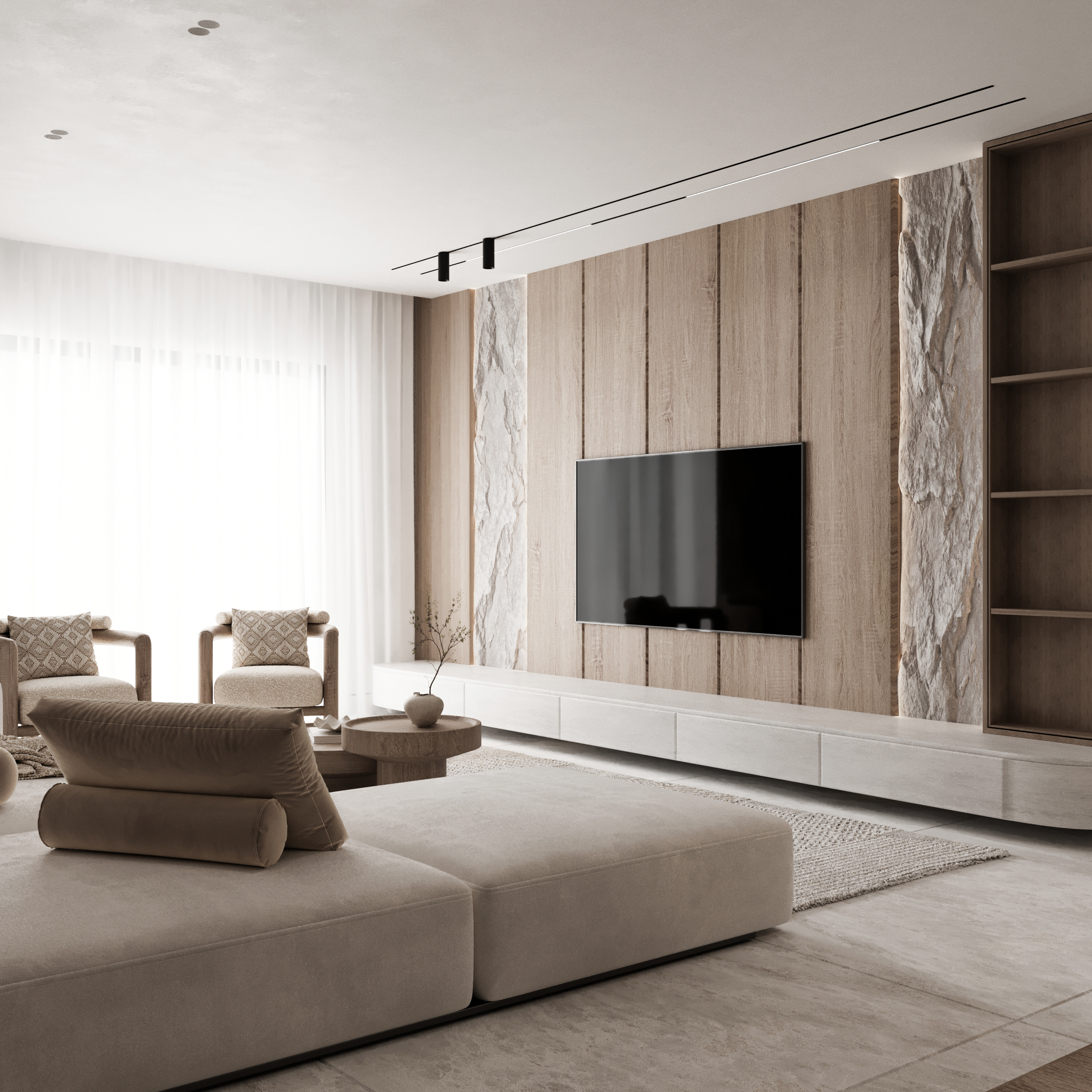 树屋

注：一般Tree House表示树屋，这里把Tree拆分成字母形式，本质意思不变 丨Salma Khaled-12