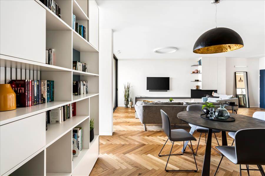 上班族居家办公之中心住宅翻新与装修丨以色列丨沙龙建筑设计事务所（推测“מותג הלל אדריכלות”）-27