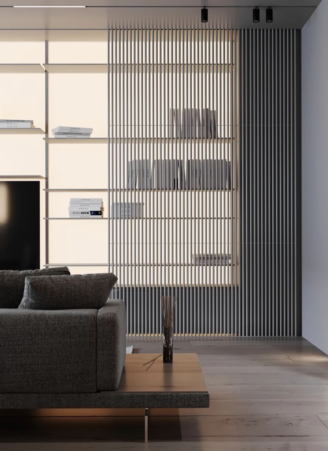 现代简约灰调空间设计-5