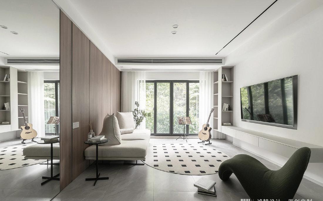 日落 JUL · 114㎡现代南洋轻复古混搭家居丨鸿鹄设计-33