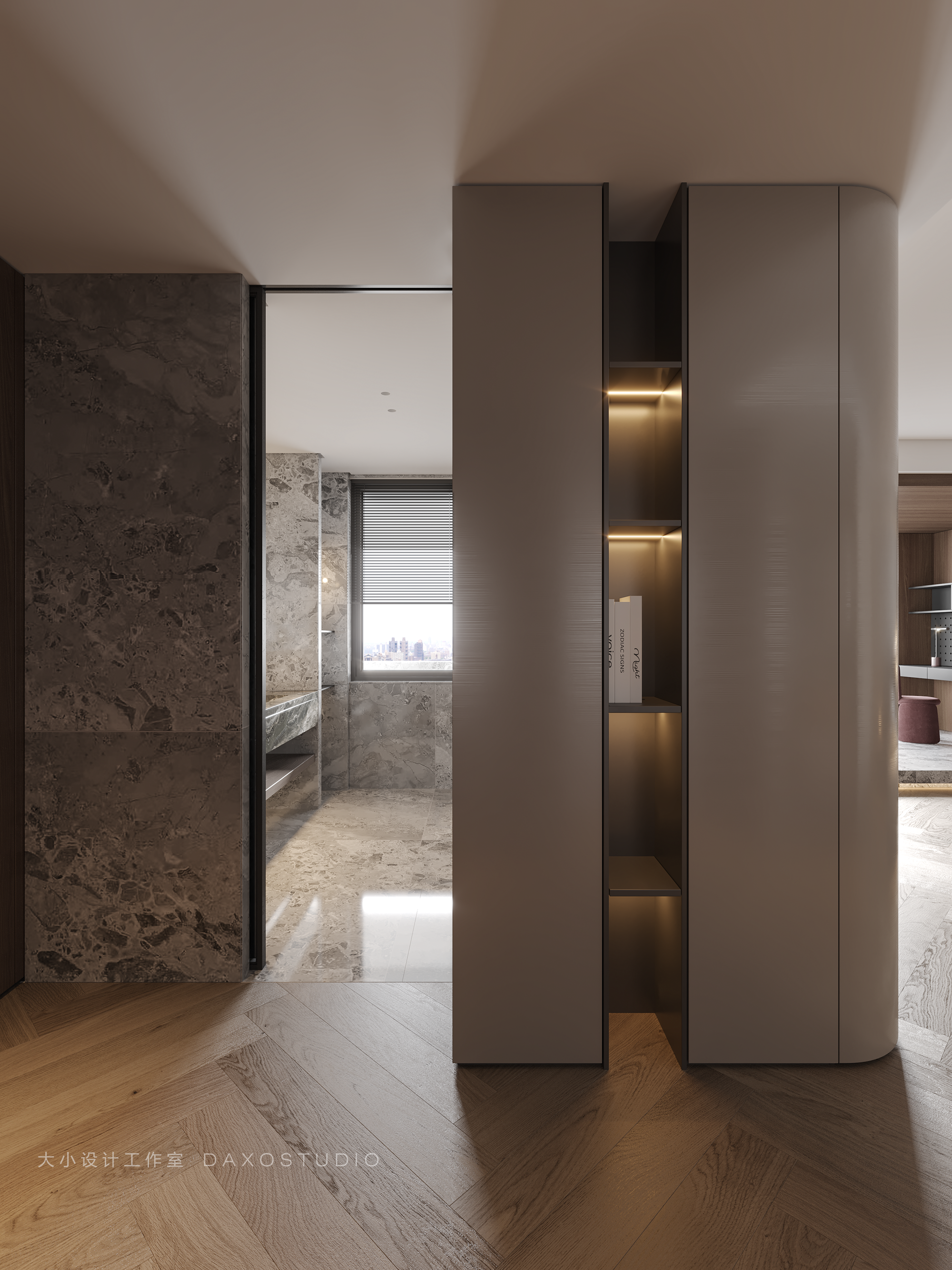 新光·皇庭水岸 520㎡顶复奢宅丨中国福建丨大小设计工作室-68