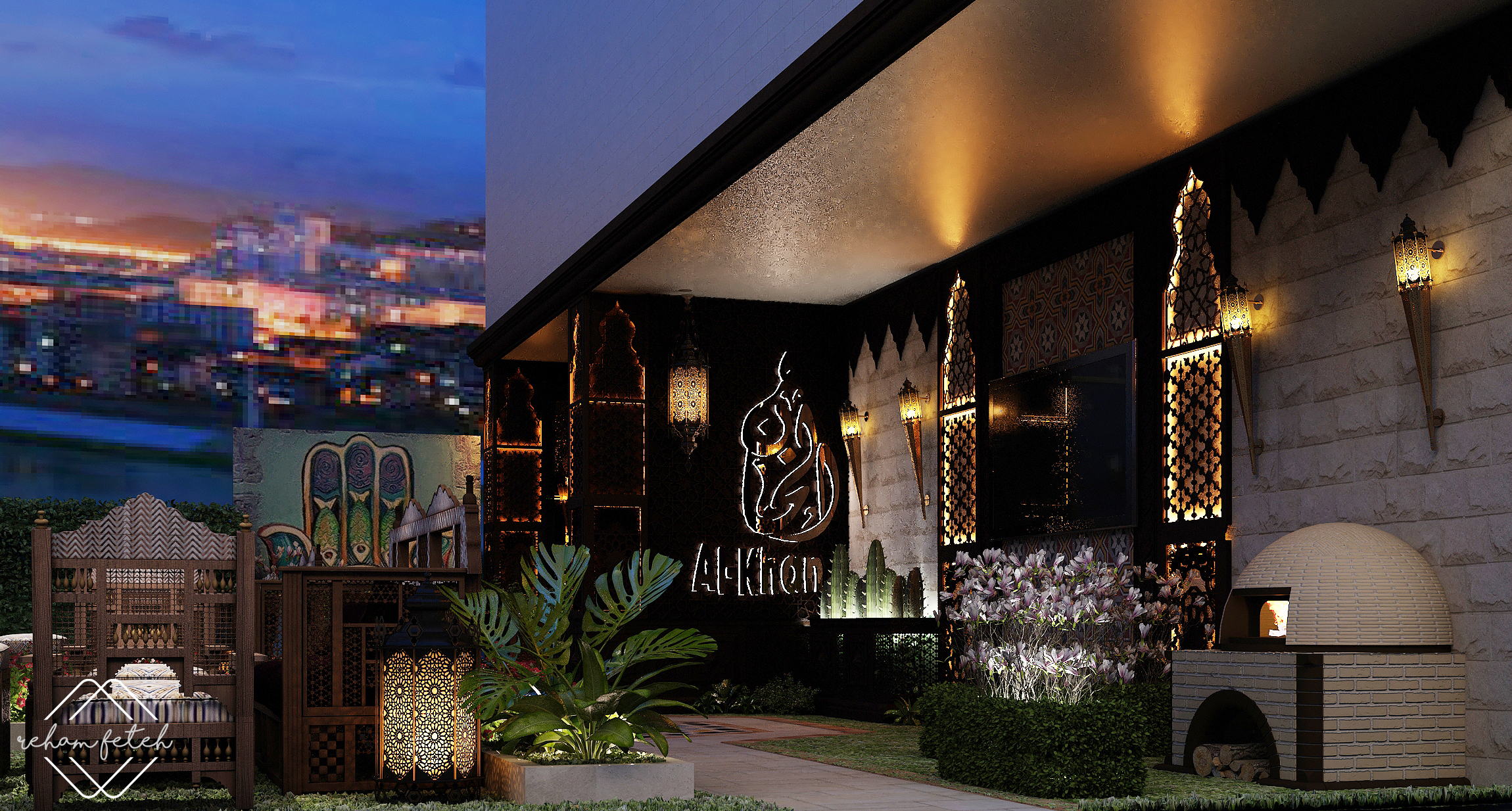 El Khan Outdoor area-0