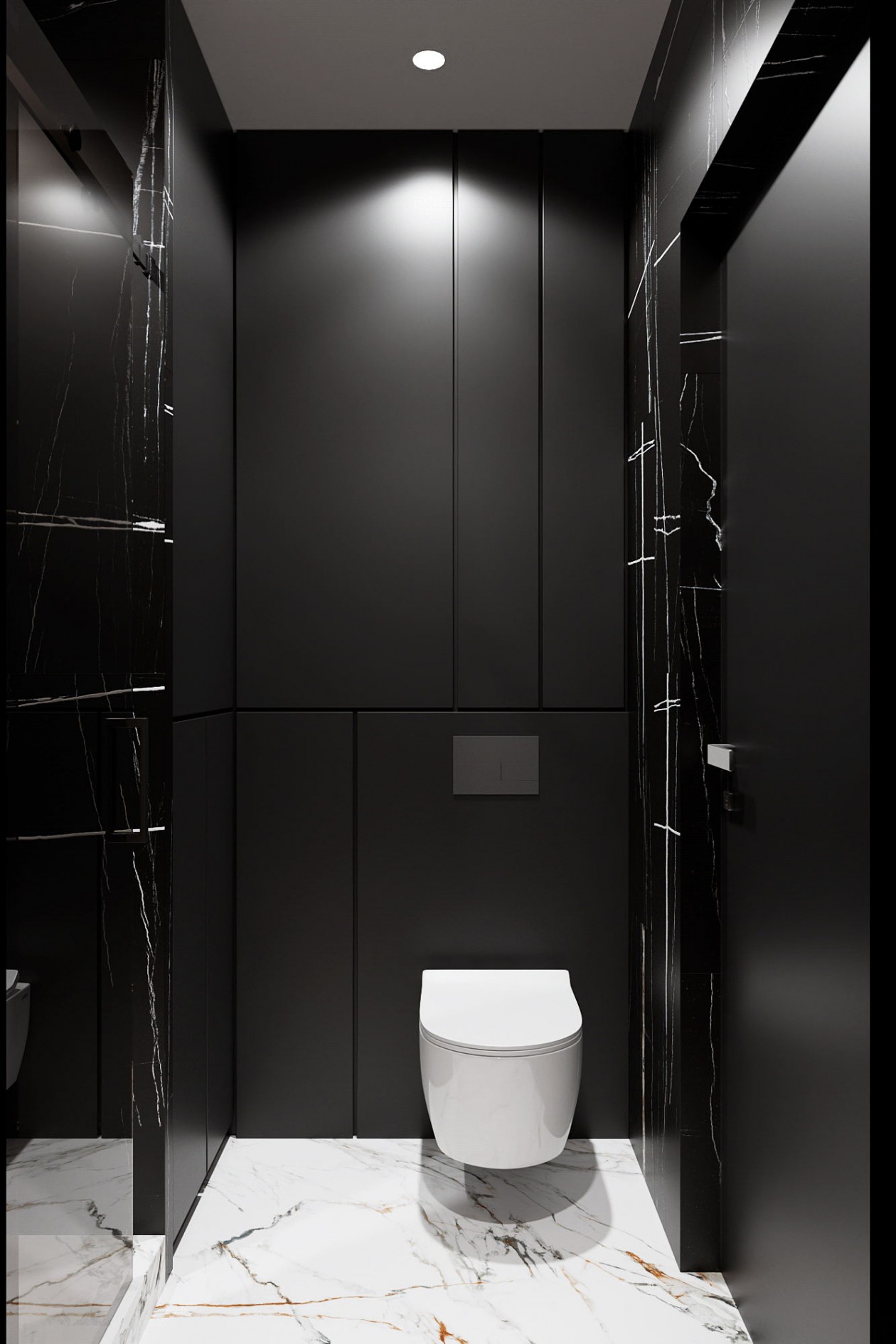 原木与大理石的碰撞 营造现代空间的品质感-12