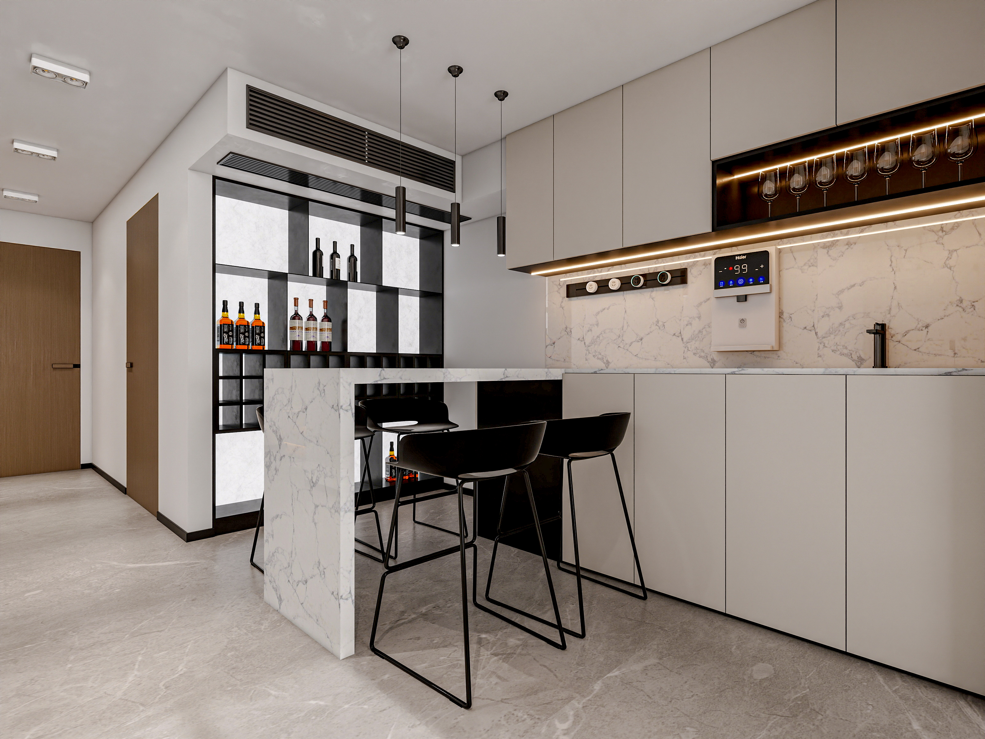 上海浅水湾花园（408平方现代简约别墅）-28