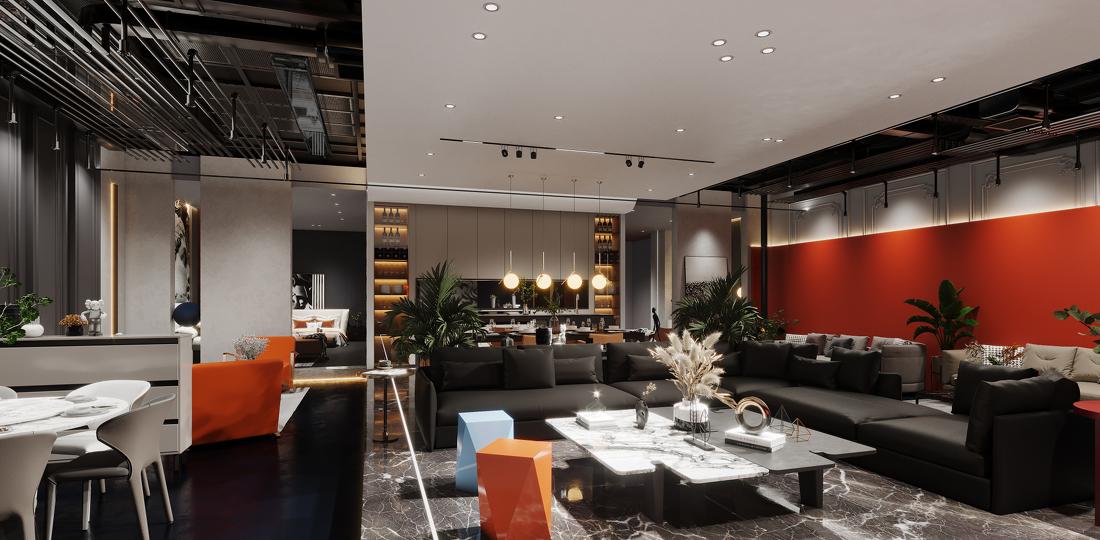 欧意家居展厅·现代简约风格展示空间-10